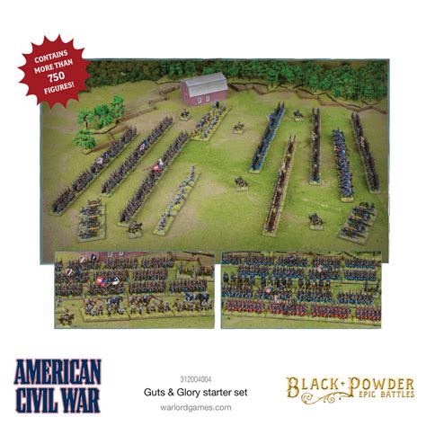 Black Powder Epic Battles American Civil War Guts And Glory Starter Se Warlord Games Ltd