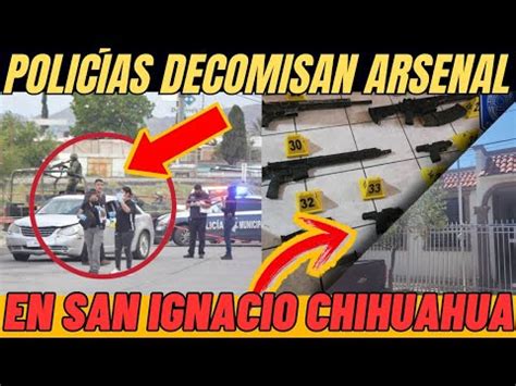 Polic As Decomisan Fuerte Arsenal En Operat Vo En San Ignacio