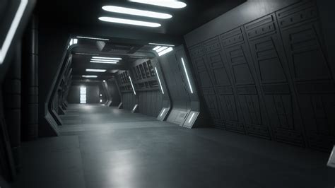 Artstation Imperial Light Cruiser Style Corridor