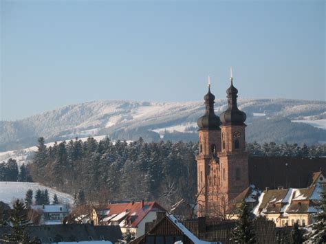 Freiburg Schwarzwald De Kloster Benediktinerabtei Barockkirche In St