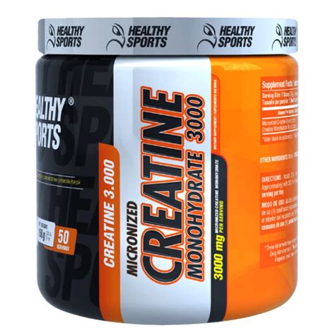 Creatina 3000 Mg 150 Gramos Healthy Sports