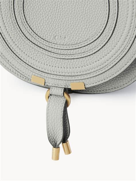 Chloé Small Marcie Saddle Bag In Grained Leather Chloé US