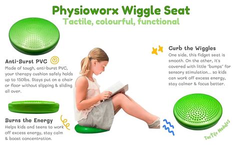 Physioworx Inflatable Wiggle Wobble Cushion Autism Sensory Equipment