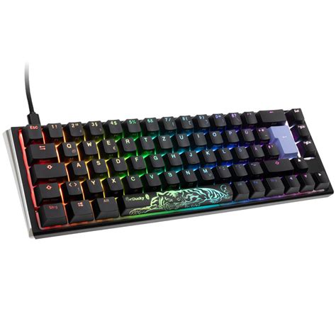 Ducky One Classic Black White Sf Gaming Tastatur Rgb Led Mx Silent