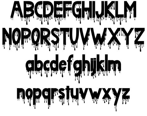 Bloody Terror Font By Yoga Letter Fontriver