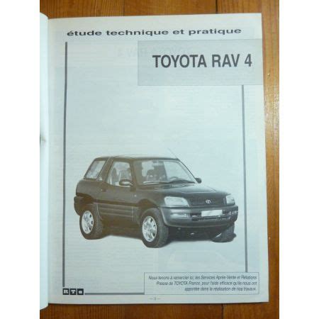 RTA Revue Technique 4x4 TOYOTA RAV 4