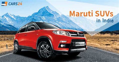 Maruti Suv Cars In India Price List Mileage Engine Specs