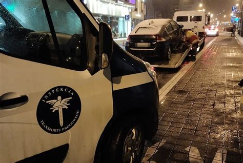 Nalot Policji Inspekcji Drogowej I Urz Dnik W Na Taks Wki Na