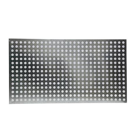 Mild Steel Metal Perforated Staggered Aluminum Perforated Metal Sheet Galvanized Expaned Metal