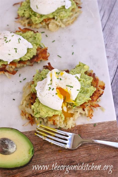 Potato Avocado Toast” With Perfectly Poached Eggs The Organic