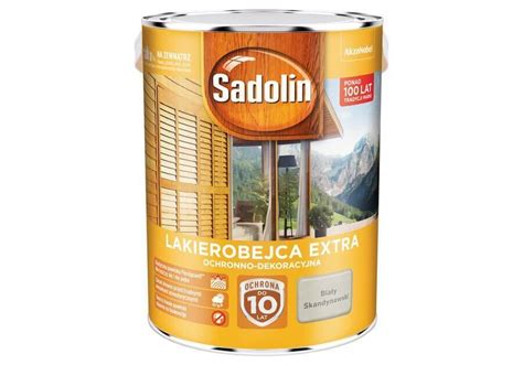 Lakierobejca Extra Biały Skandynawski 5L Sadolin SADOLIN Sklep