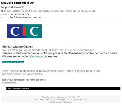 Support Cicmail Fr Signalements Commentaire