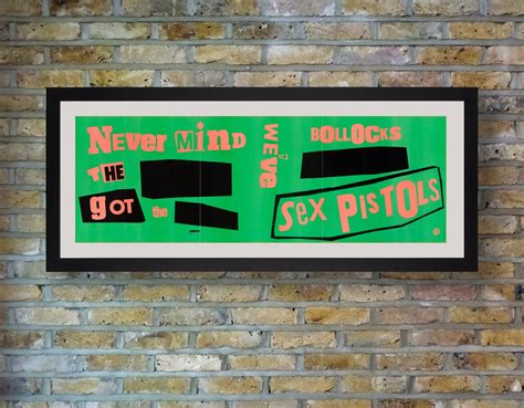 Sex Pistols Original Never Mind The Bollocks Banner Poster By Jamie