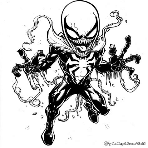 Symbiote Coloring Pages - Free & Printable!