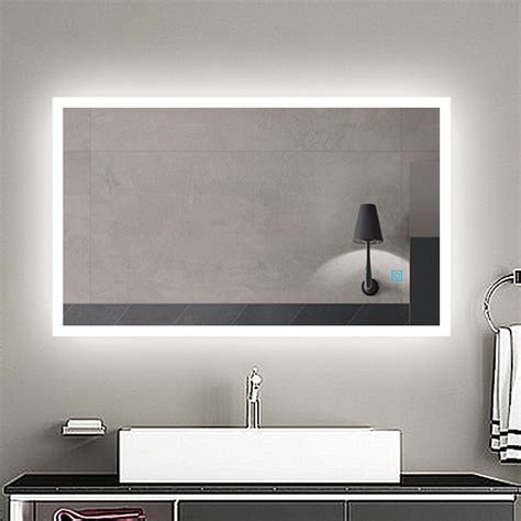 Led Bathroom Mirror Light Illuminated Demister Pad Touch Control Wall Mount Ip44 Ebay