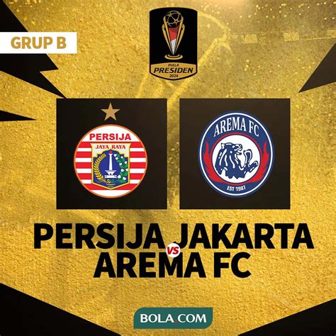 Hasil Piala Presiden 2024 Persija Jakarta Vs Arema FC Dapat 2 Gol