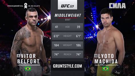 Hdvitor Belfort Vs Lyoto Machida Ufc Youtube