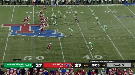 North Texas Vs Louisiana Tech Exciting Ending College Football