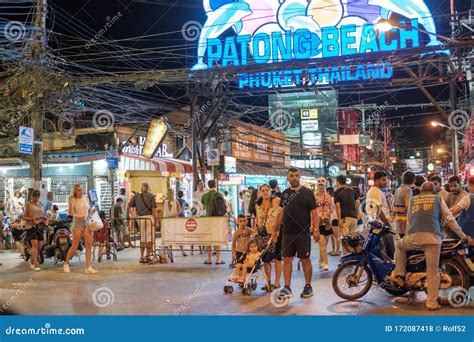 Bangla Road Walking Street in Patong, Phuket Editorial Stock Photo - Image of busiest ...