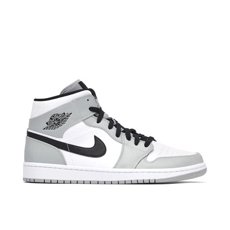 Air Jordan 1 Mid Light Smoke Grey 554724 092