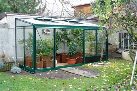 Serre De Jardin Adoss E Serre Terrasse En Verre Crysland