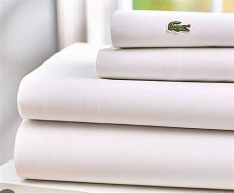 Jogo de Cama Queen Lacoste Percam 100 Algodão Móvel p Casa Lacoste