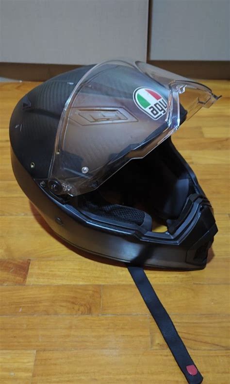 Agv Ax9 Carbon Helmet Motorcycles Motorcycle Apparel On Carousell