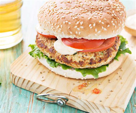 Hamburguesa de pollo con quinoa y chía Cookidoo la nostra