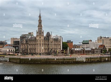 Antwerpen Flanders Belgium July 10 2022 Along Scheldt River