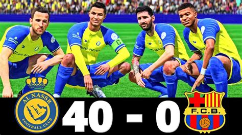 FIFA 23 RONALDO MESSI MBAPPE NEYMAR ALL STARS AL NASSR 40 0 FC