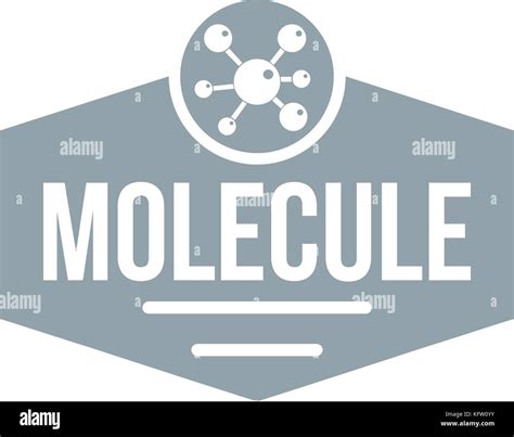 Molecule Life Logo Simple Gray Style Stock Vector Image And Art Alamy