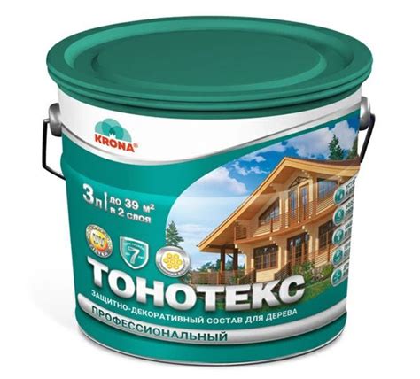 Пропитка KRONA Тонотекс для древесины Махагон 3 л - купить по низкой ...