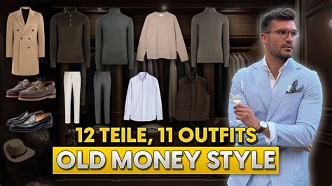 12 Kleidungsstücke 11 Outfits Old Money Style Stylingtipps für