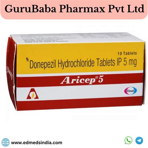 Donepezil Hydrochloride Tablets Aricep Mg Packaging Type Strips At