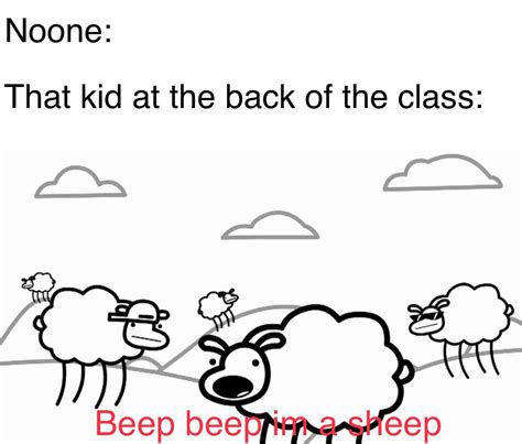 Beep Beep Im A Sheep R Memes