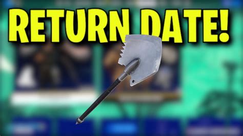 ICE BREAKER PICKAXE RETURN DATE In FORTNITE Ice Breaker Coming Back