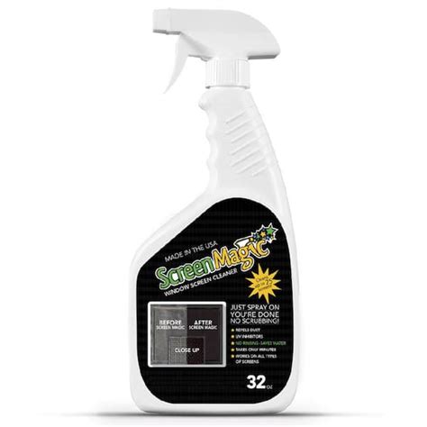 Screen Magic Oz Trigger Sprayer Window Screen Cleaner Sm T The