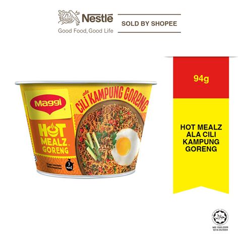 MAGGI Hot Mealz Ala Cili Kampung Goreng 94g Shopee Malaysia