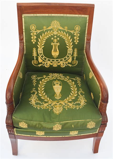 Fauteuil bergère de style Empire SIEGES FAUTEUILS Centre Eure et