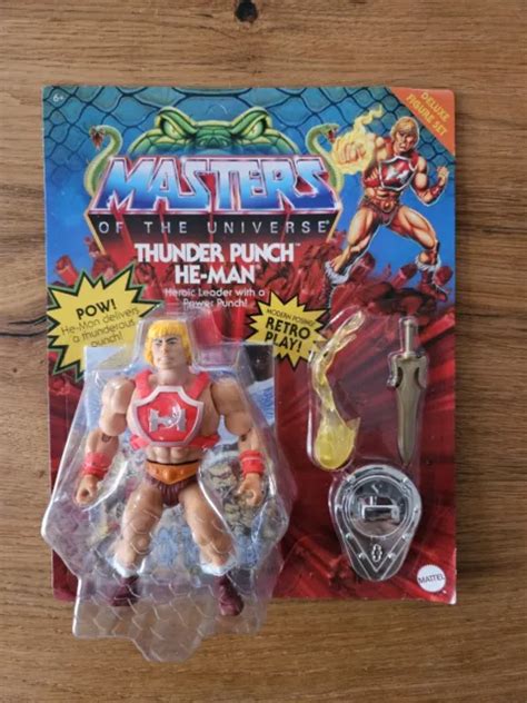 Mattel Masters Of The Universe Origins Thunder Punch He Man Carte