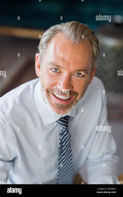 Portrait Of Smiling Businessman Stock Photo Alamy