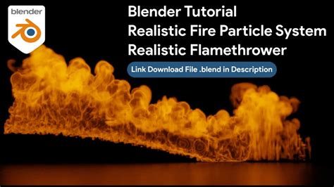 Blender Tutorial Realistic Fire Simulation Particle System Realistic