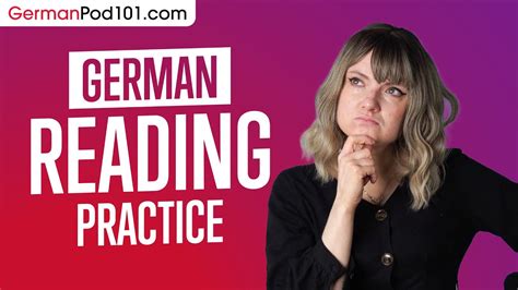 Read German Perfectly German Reading Practice Youtube