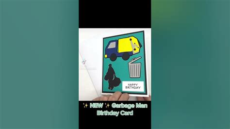 New Garbage Man Birthday Card 🗑🗑🗑 Garbagetruck Birthdaycard Etsy