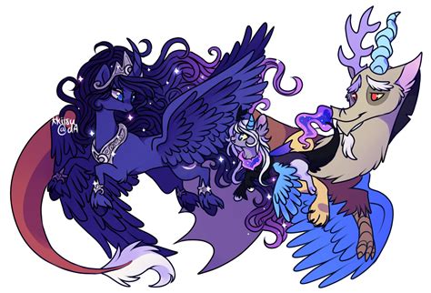 My Little Pony Discord And Luna