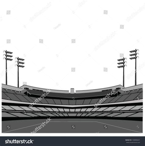 Football Stadium Silhouette Images Stock Photos And Vectors Shutterstock