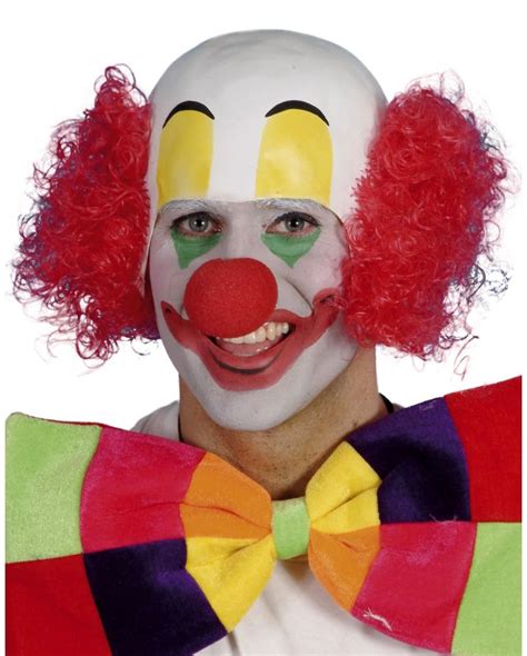 Clown Wig With Half Bald Head For Carnival Horror