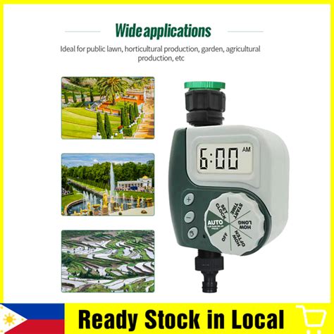 Automatic Electronic Water Timer LCD Display Electronic Garden Water