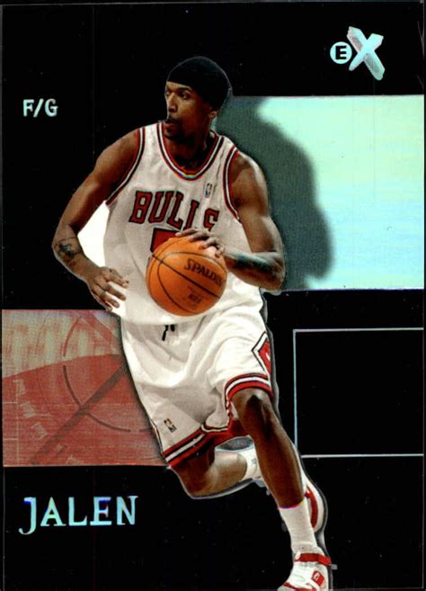 2003 04 E X Chicago Bulls Basketball Card 59 Jalen Rose Ebay