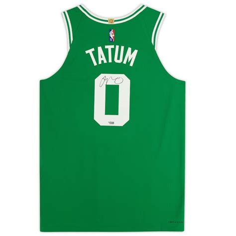 Jayson Tatum Signed Authentic Nike Celtics Jersey (Fanatics) | Pristine ...